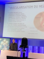 Le Dr Duroure à une Conférence SOFCPRE sur la Rhinoplastie Médicale