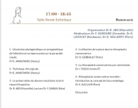 Table ronde esthétique rhinoplastie