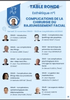 Table ronde sur les complications de la chirurgie du rajeunissement facial